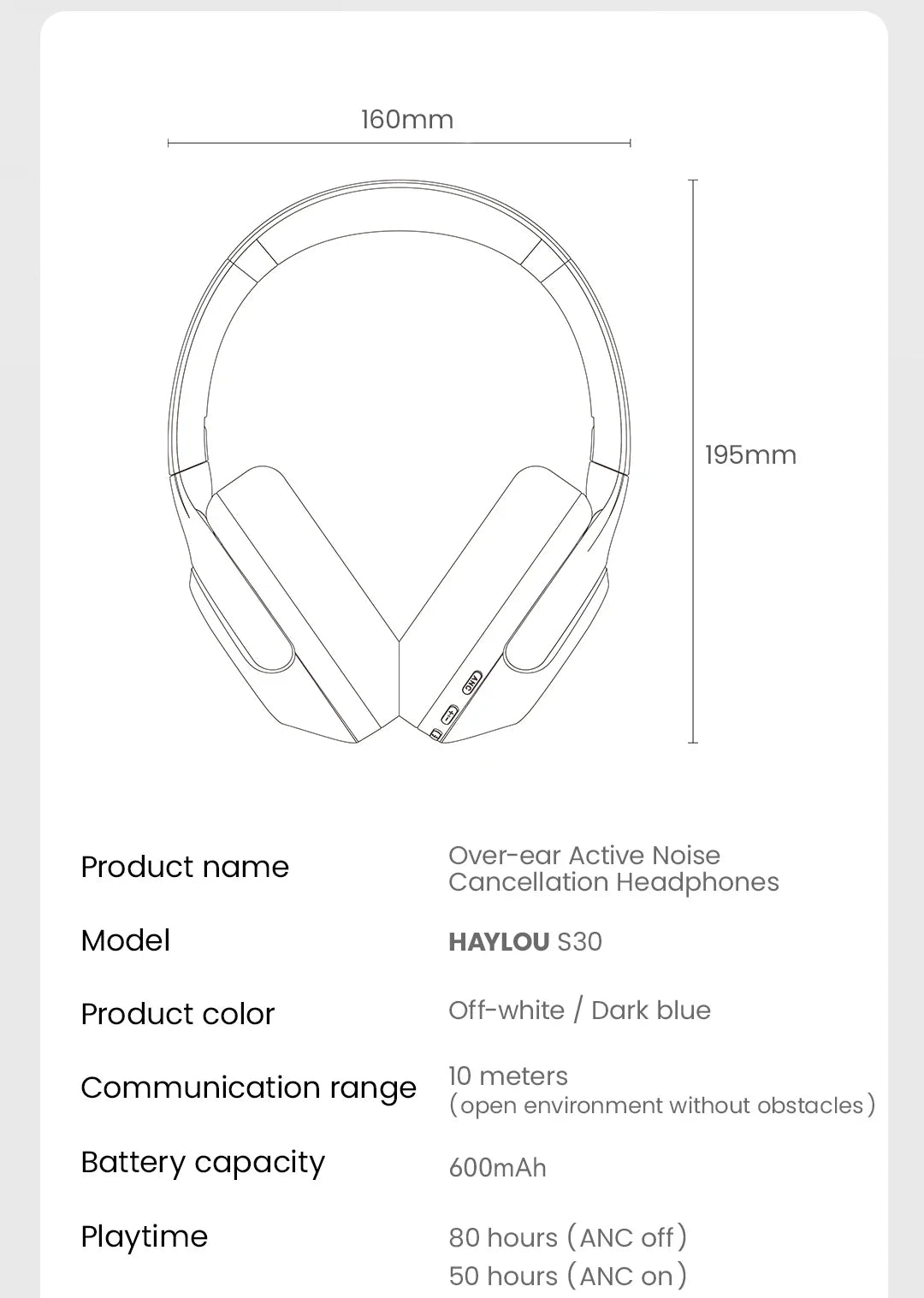 4 headphones 43db adaptive noise